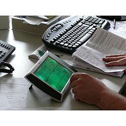 Qui u vedere il settaggio della stazione meteorologica ALTAIR WS20 attraverso lo schermo touch screen.